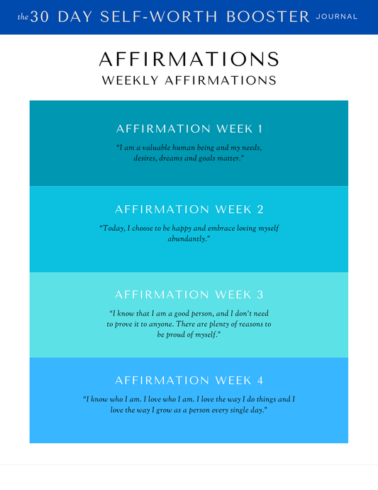 The 30‑Day Self‑Worth Booster Program
