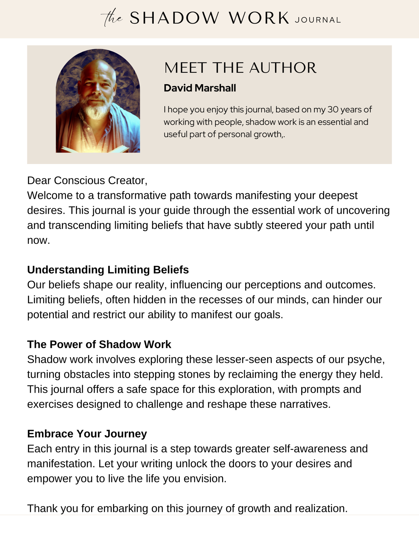 Shadow Work for Conscious Creators