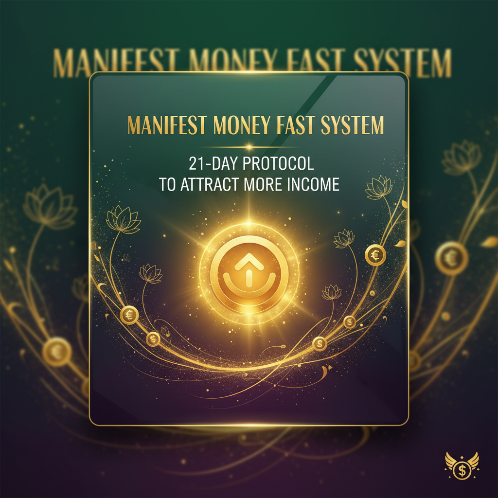 Manifest Money Fast System Cover